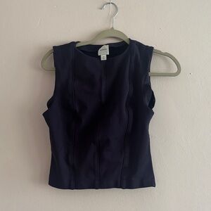 Maeve Black Sleeveless Tank Top